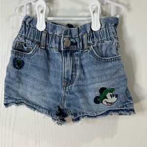 GAP Disney Blue Shorts Comfortable Casual Bottoms